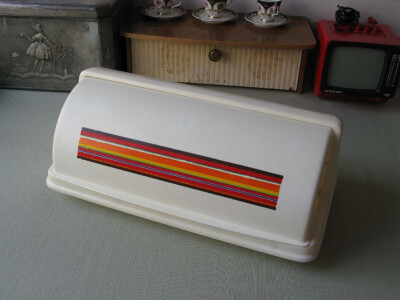 欧洲70年代的经典 德国老塑料面包箱 Vintage