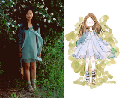 Topshop Ruffle Mint Dress, Zara Boots // &quot;Water Color&quot; by Nancy Zhang // LOOKBOOK.nu Topshop Ruffle Mint Dress, Zara Boots