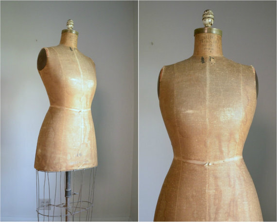 RESERVED Antique 1921 JR Bauman Dress Form 古早女装人体模特