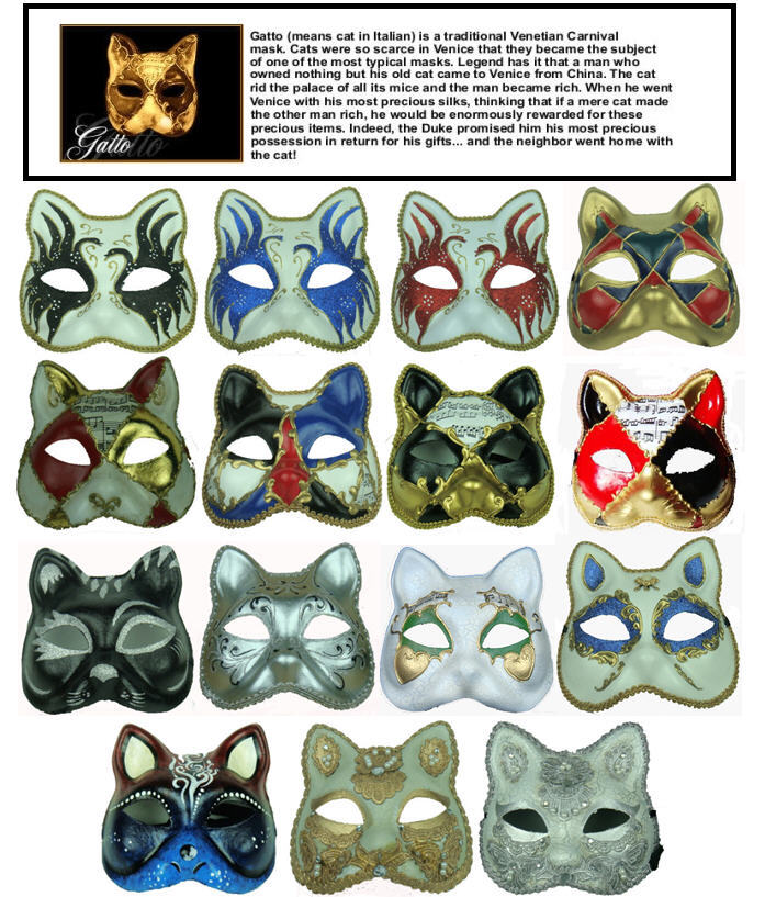 我所有的喵喵面具~希望猫控们喜欢~