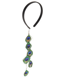 羽毛发箍。下雨的季节，思念是经久不去的病。