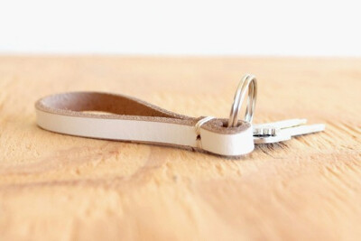 Leather Keychain by gildem on Etsy Leather Keychain