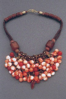 Necklace Dundun Sule aka Fulani Wedding Beads 某个部族婚礼带的珠子