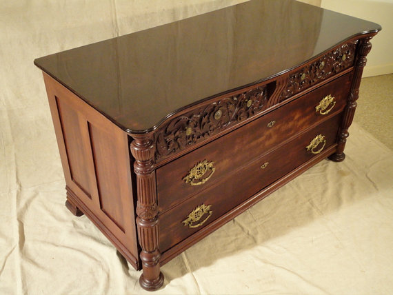  DutchTouchAntiques on Etsy Antique Dresser &amp; Credenza 古典梳妆台