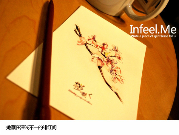 【Infeel.Me原创明信片】，樱花祭。桜咲く。