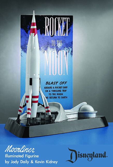 Disneyland TWA Rocket to the Moon Lamp