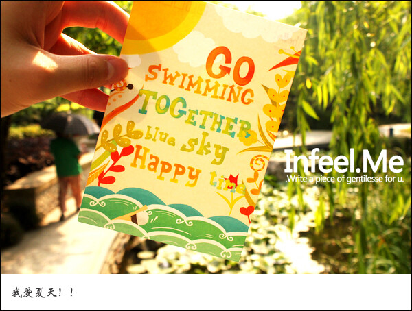 [INfeel.me原創(chuàng)夏日明信片]Hello summer 你好,夏天（6張入）