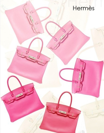 hermespinkworld全粉色包包你爱哪一个