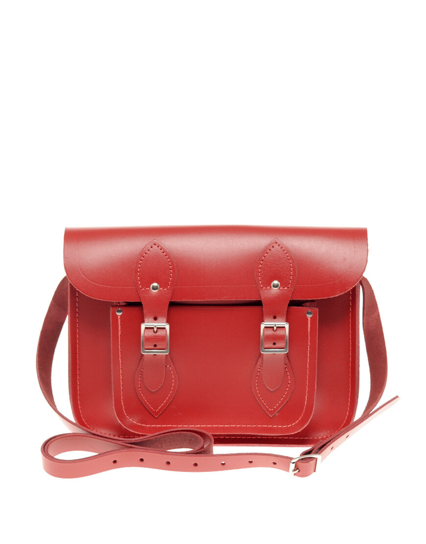  Cambridge Satchel Company 11&quot;单色剑桥包