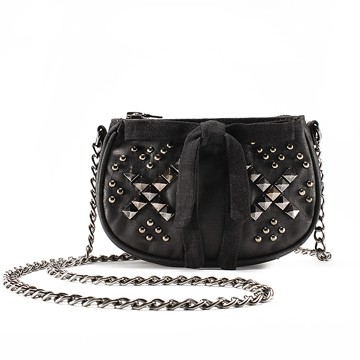 Judy is a Punk Chain Bag Organic Cotton Purse by aldiajames Judy is a Punk Chain Bag, Organic Cotton Purse