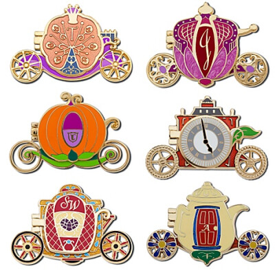 Disney Heroines Carriage Pin Set