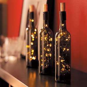 Six Heavenly Wine Bottle Centerpieces Curbly | DIY Design Community Keyword - wanelo