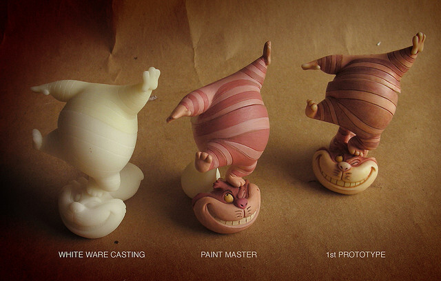 Cheshire Cat Harmony Kingdom Box Process Samples