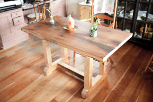 Dinning Table by belairwoodworking on Etsy Dinning Table  古董松木台子