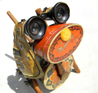 Sale MELLOW The Chillin Robot Fellow by reclaim2fame 搞怪的铁皮小机器人
