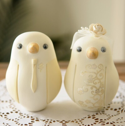 Custom Wedding Cake Topper Lovebirds by RedLightStudio - 送给哥嫂吧~【偷笑