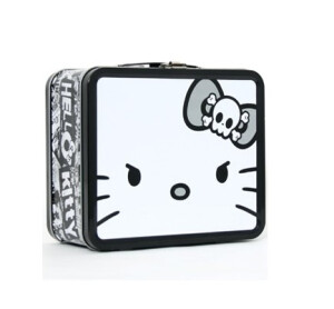 Hello Kitty 生气的脸 饭盒 ，表情很有趣
