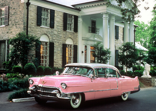 pink car