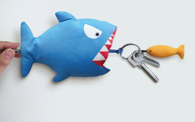 鲨鱼 钥匙扣
