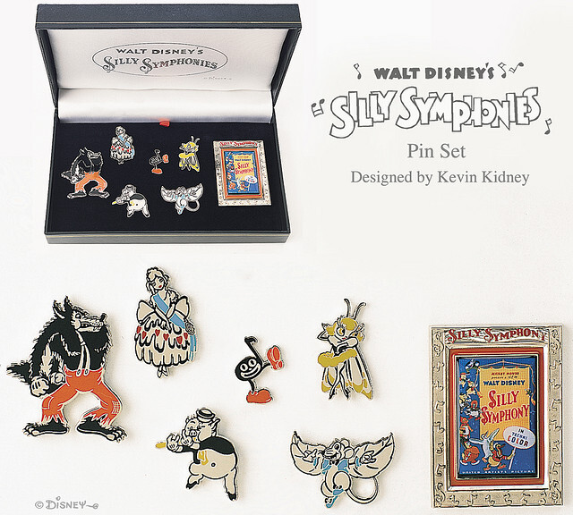 Walt Disney&#39;s Silly Symphonies&quot; Pin Set