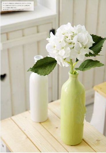 春色韩国花瓶套装，一个花瓶一束花