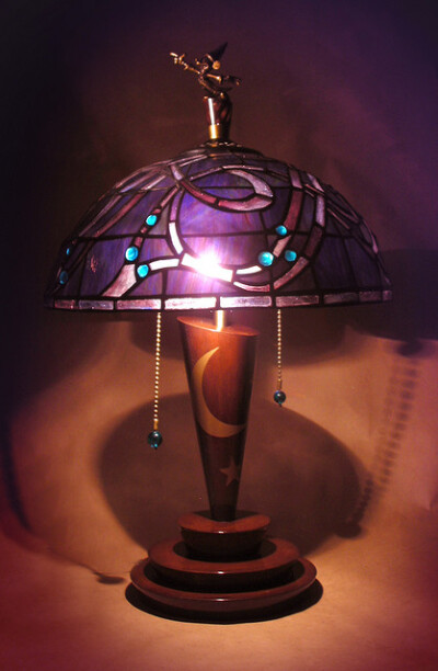 Fantasia Stained Glass Lamp Prototype