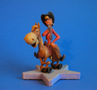 Pecos Bill Snowglobe Insert Figure