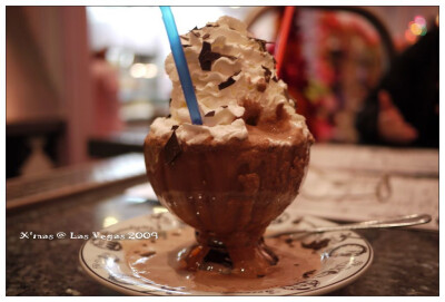 Chocolate milkshake from Serendipity @ Las Vegas