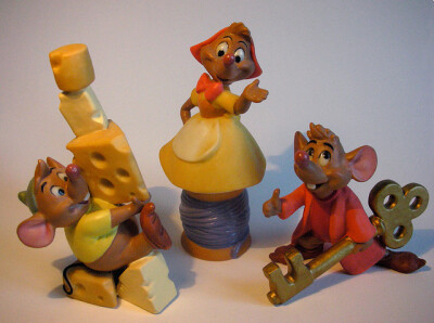 Cinderella&#39;s Mice Figurine Set