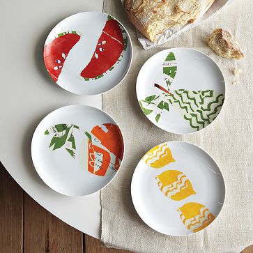 简单的奢华 五彩缤纷水果拼图造型圆形沙拉甜点水果盘