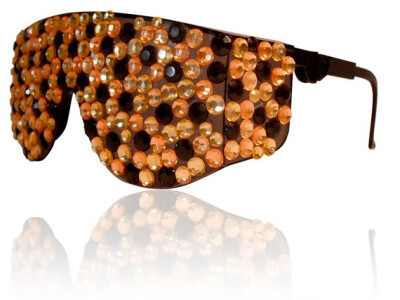 THE LEOPARDS studded safety glasses by robotsforeveryone on Etsy THE LEOPARDS - studded safety glasses