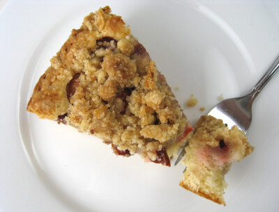 咖啡蛋糕小甜点» Sour Cherry Coffee Cake IMG_9979