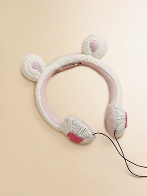 Juicy couture headphone可爱猫猫老鼠耳朵耳机