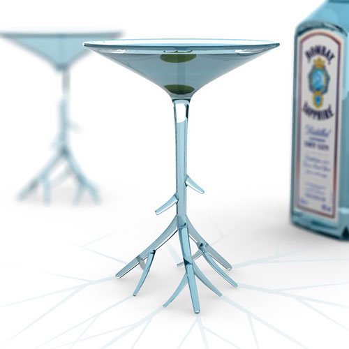 Botanical Bombay Sapphire Glasses by Benjamin Hubert