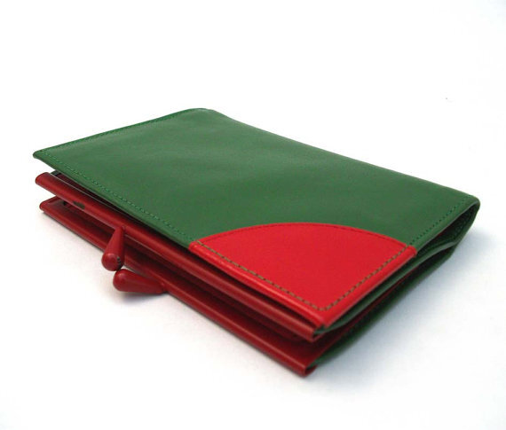 红配绿的包包 Green and Red Ladies Purse