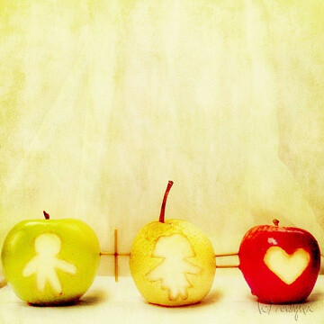 绿苹果-梨-红苹果