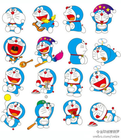 全球创意搜罗的微博 新浪微博-随时随地分享身边的新鲜事儿哆啦A梦超萌图集