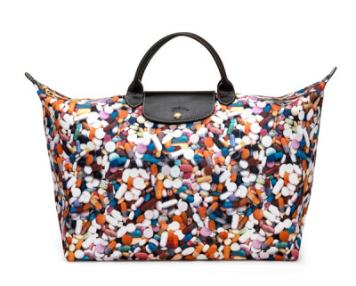 LONGCHAMP X JEREMY SCOTT 2011秋季药丸折叠包“Pills”