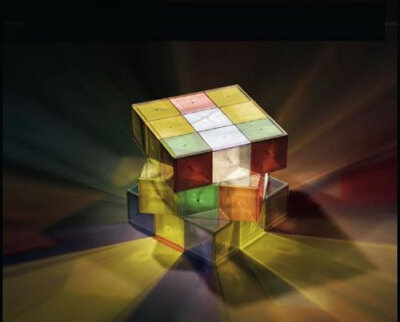 恩 灯 就是一盏灯 Rubik’s Cube lamp is a puzzling light source