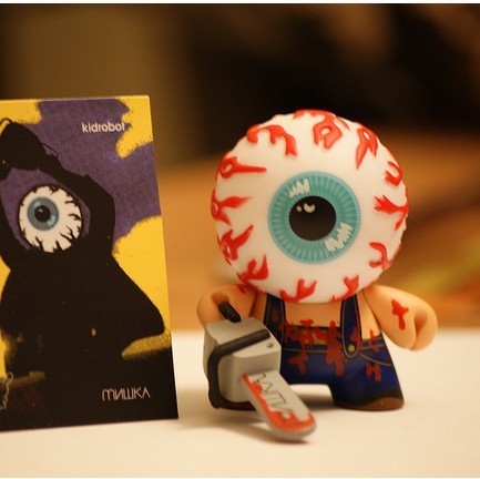 Mishka 隐藏 Dunny Series 2011 3&quot; Kidrobot Toy Eyeball 眼球