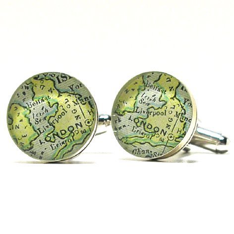 London 1899 Antique Map Cufflinks <a class='shortlnk' href='/s/02eca9c07dfc4b66b' target='_blank' title='http://supermarkethq.com/'>http://duitang.com/s/02eca9c07dfc4b66b</a>