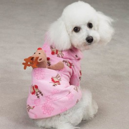 粉色休闲服，Casual Canine Holiday Dog Lounger available in Pink or Blue