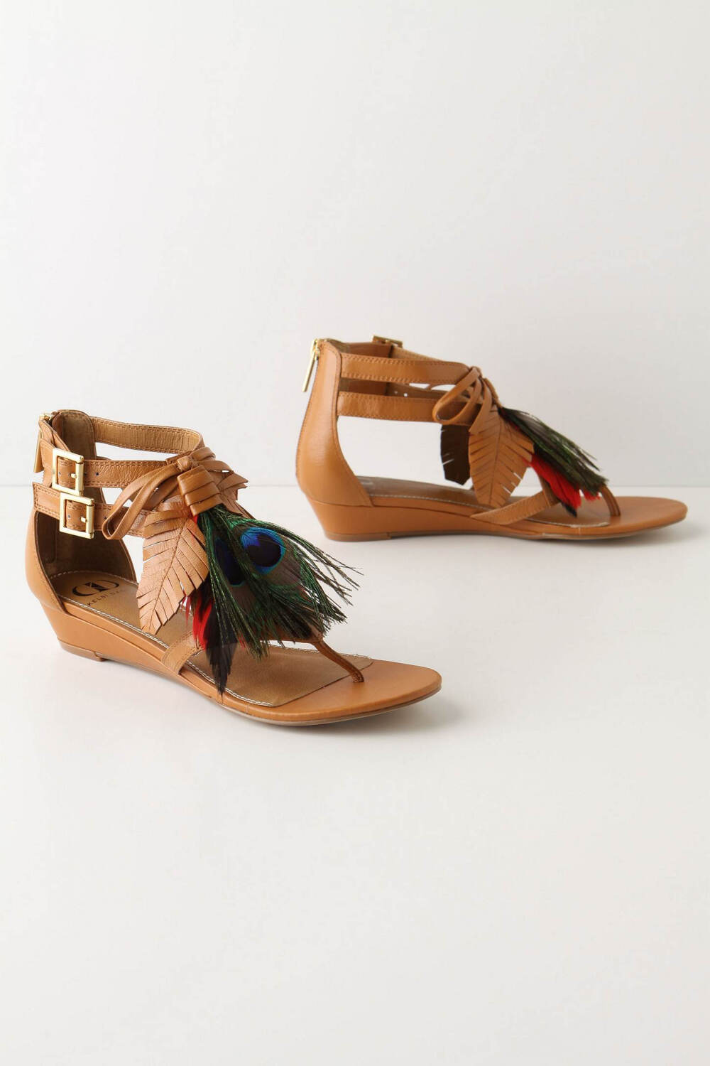 美鞋 孔雀 Peacock Plume Sandals