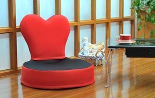 日本塌塌米 和室椅 无腿椅子 心型椅子