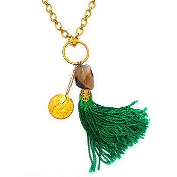 Citrine Tassel Pendant