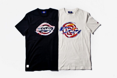 CLOT x Dickies Torn &amp; Shuimo 短Tee曝光~