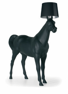  Moooi Horse Lamp 黑马 落地灯