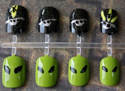 自觉做个外星美甲吧！！！ Japanese Nail Art Take Me To Your Leader