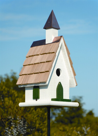 小鸟住得好豪华 Church Birdhouses