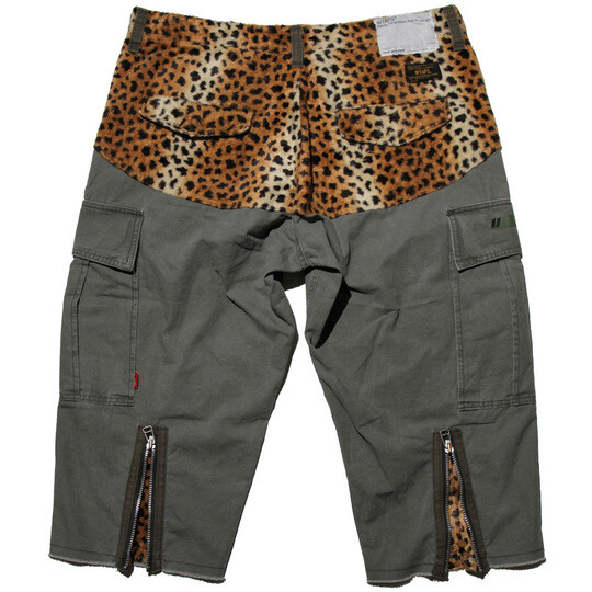 豹纹、军事完美结合！WTAPS LEOPARD. military shorts ~